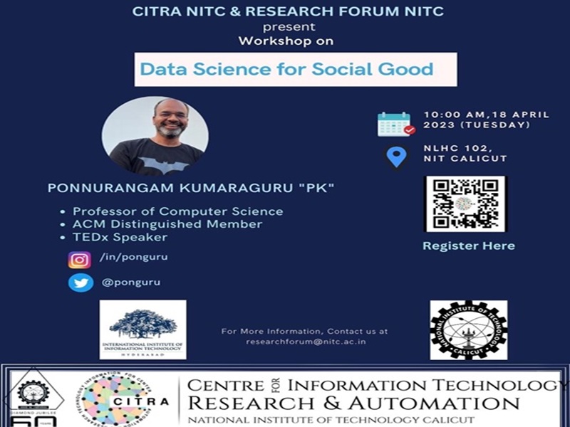 Workshop on Data Science for Social Good